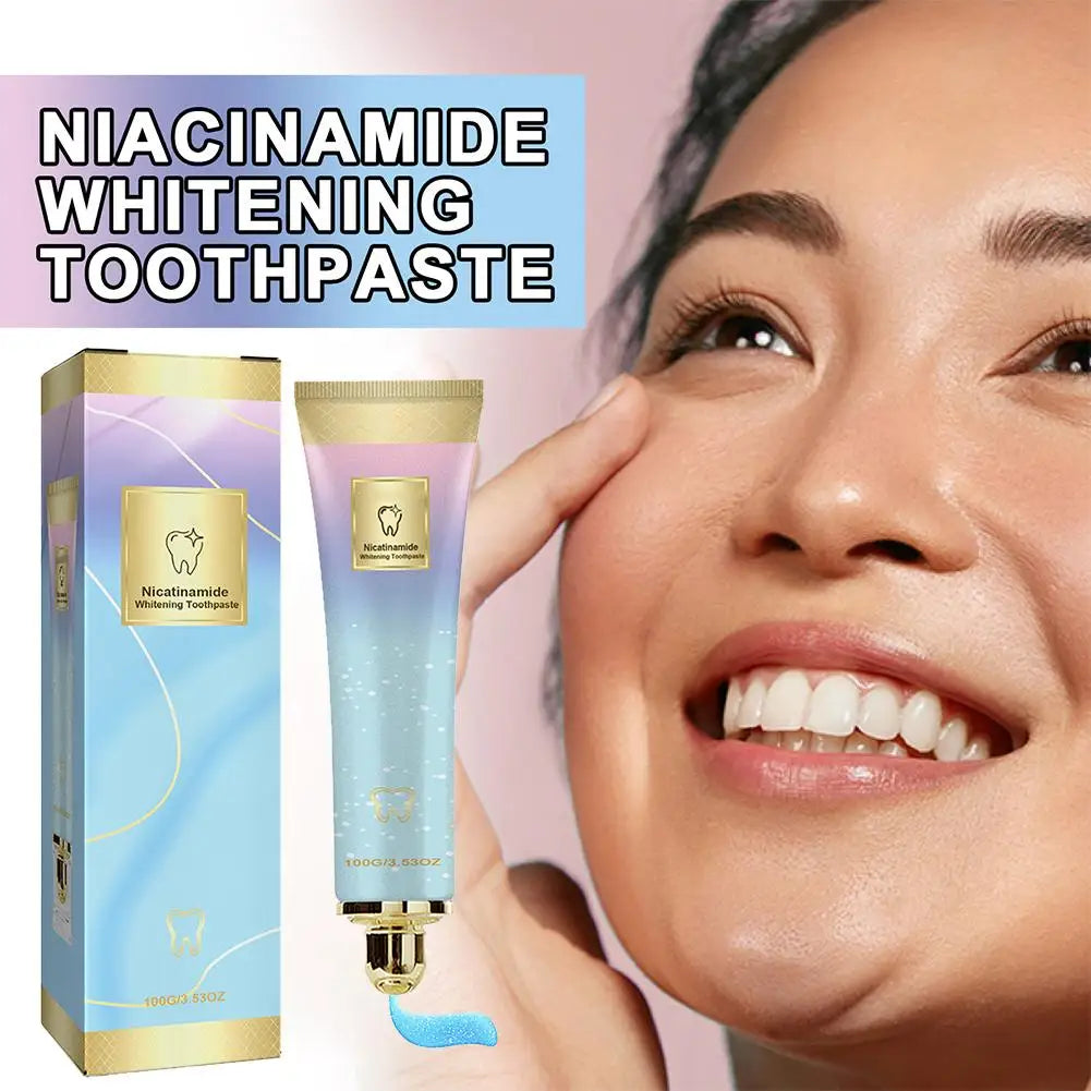 Sensitive Niacinamide Whitening Toothpaste Oral Cleaning Teeth Care 100G Toothpaste Teeth Refreshing 100G Breath Brighten M7D6